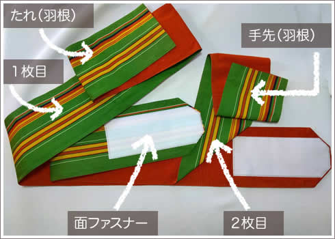 ３分で結べる帯